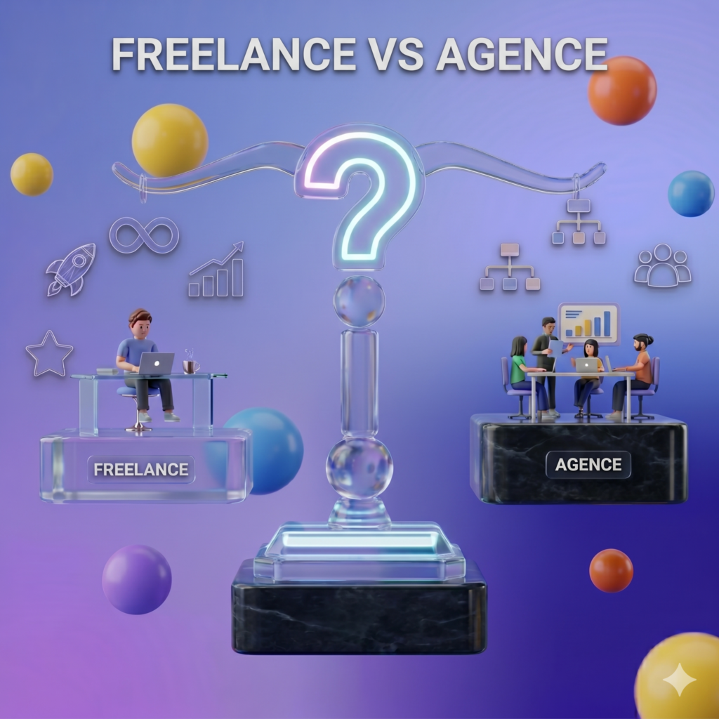 Freelance vs Agence Marketing Digital : Le Guide Comparatif 2026