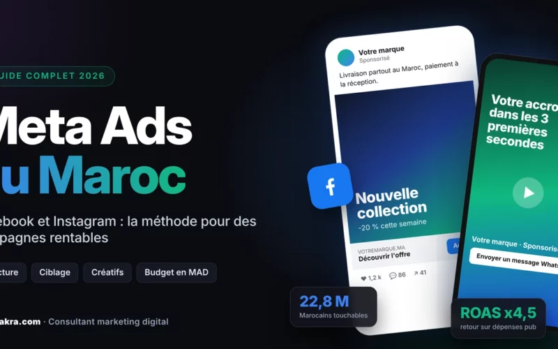 Guide Meta Ads 2026 : publicité Facebook et Instagram pour les entreprises au Maroc